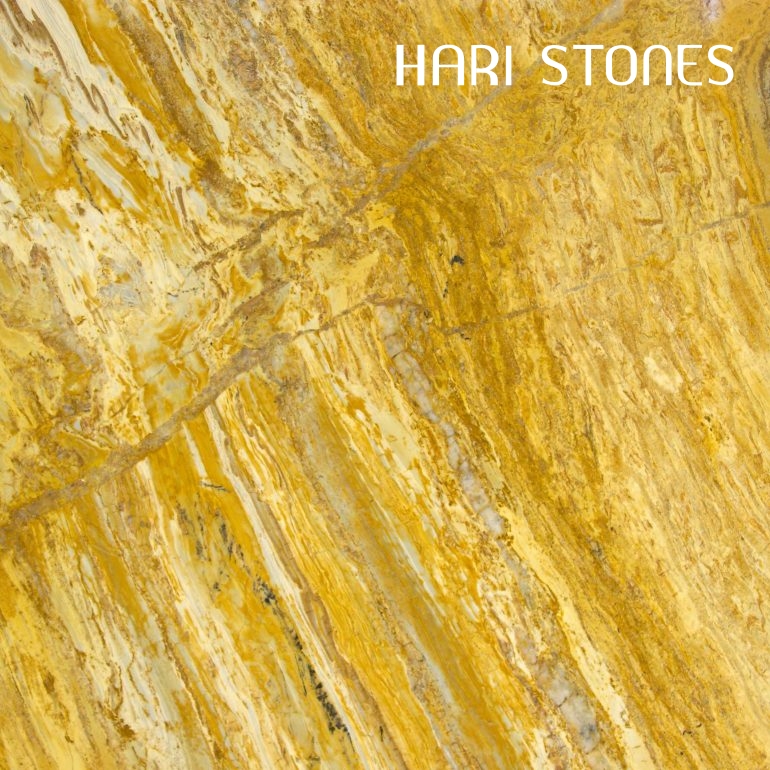 Yellow Bamboo Granite Slabs
