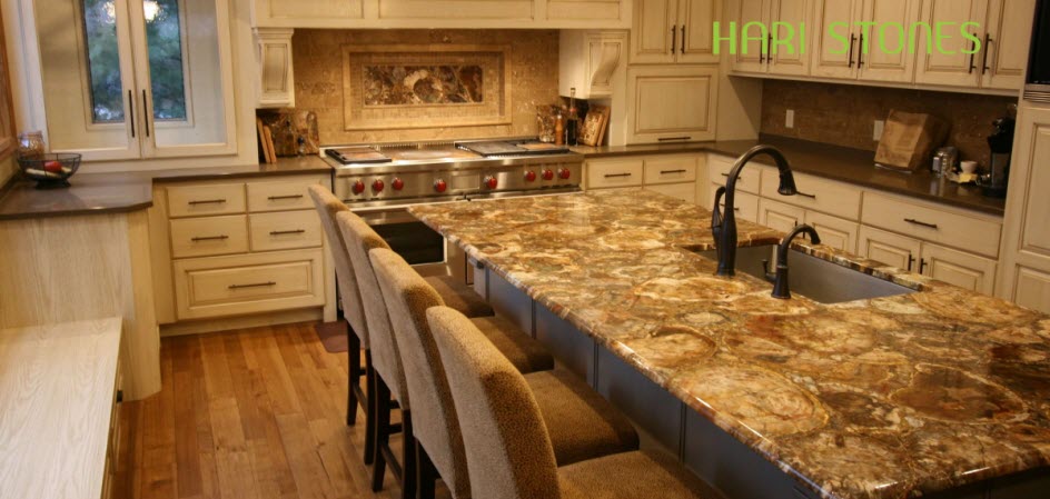 Where Semi Precious Countertops Are a Great Idea