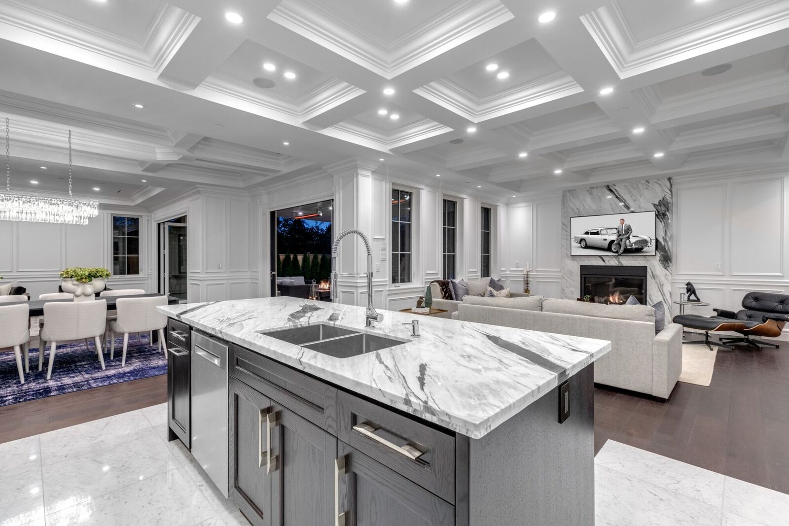19th St Vancouver Bc Fireplace Marble New York