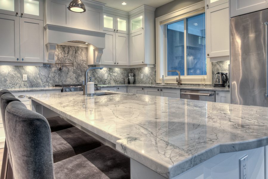 Marble Countertop in Kitchen