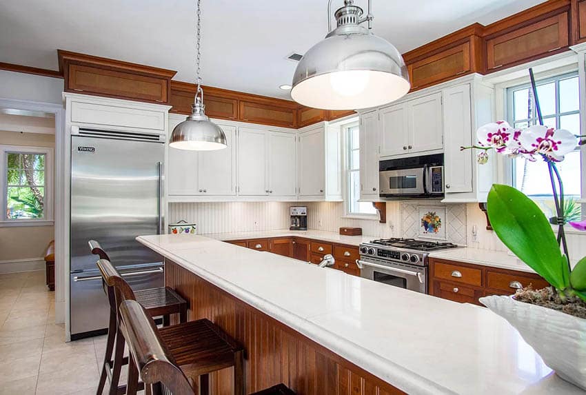 Kitchen With Limestone Countertops