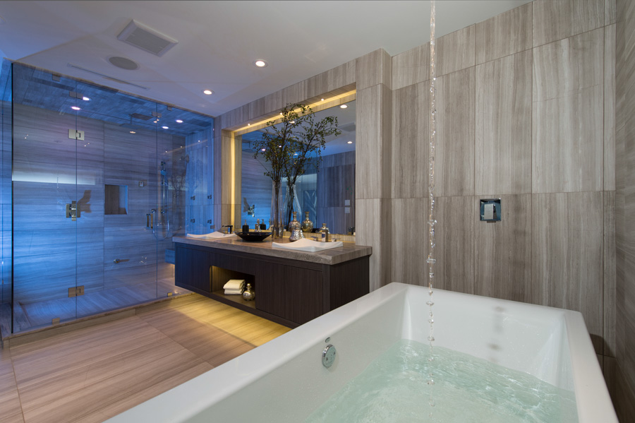 Antique Travertine Bathroom