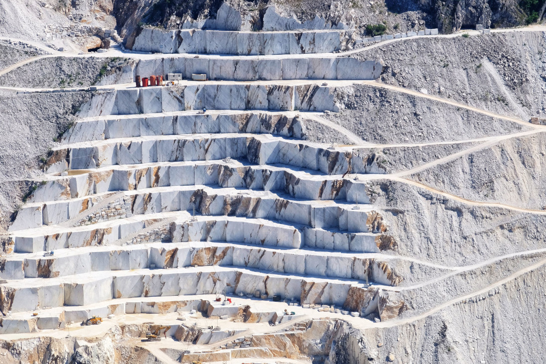 Marble Quarry in Carrara Italy