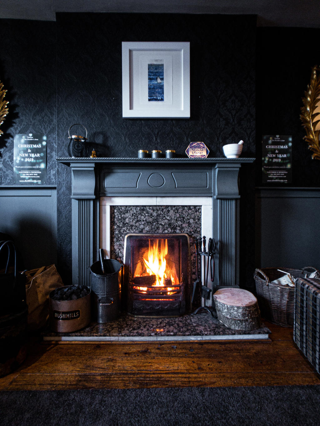 Granite Fireplace