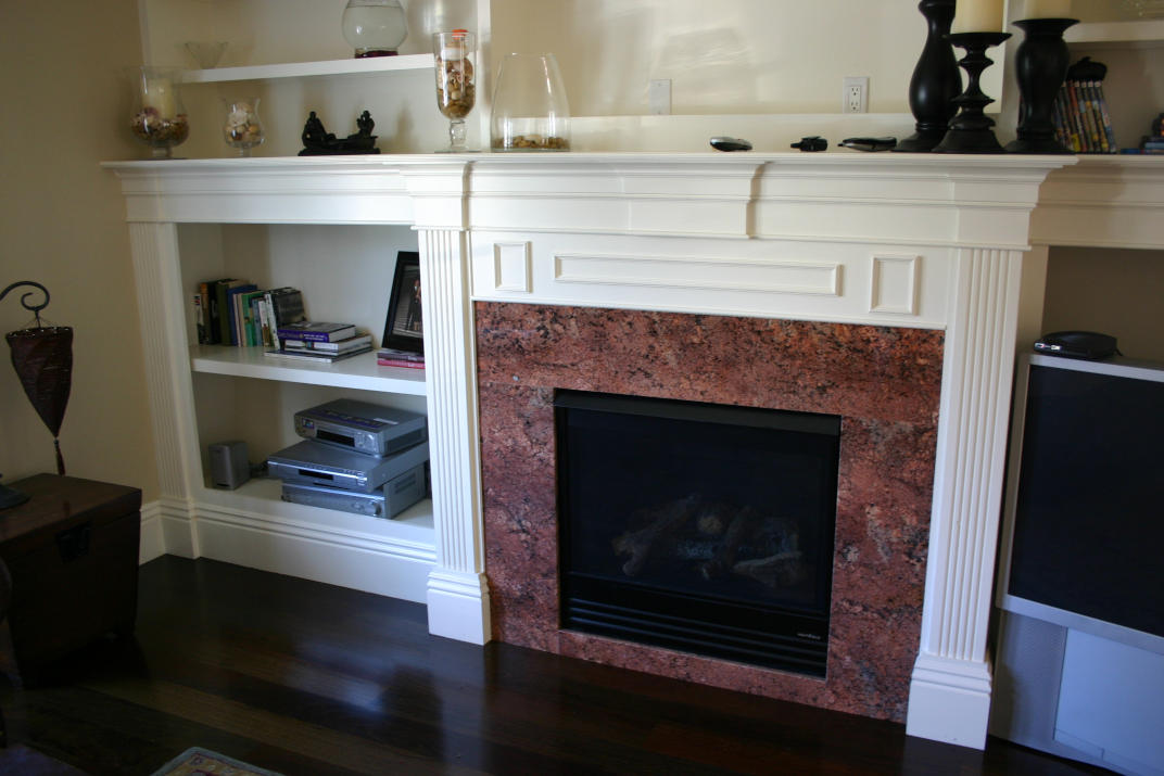 home Granite Fireplace