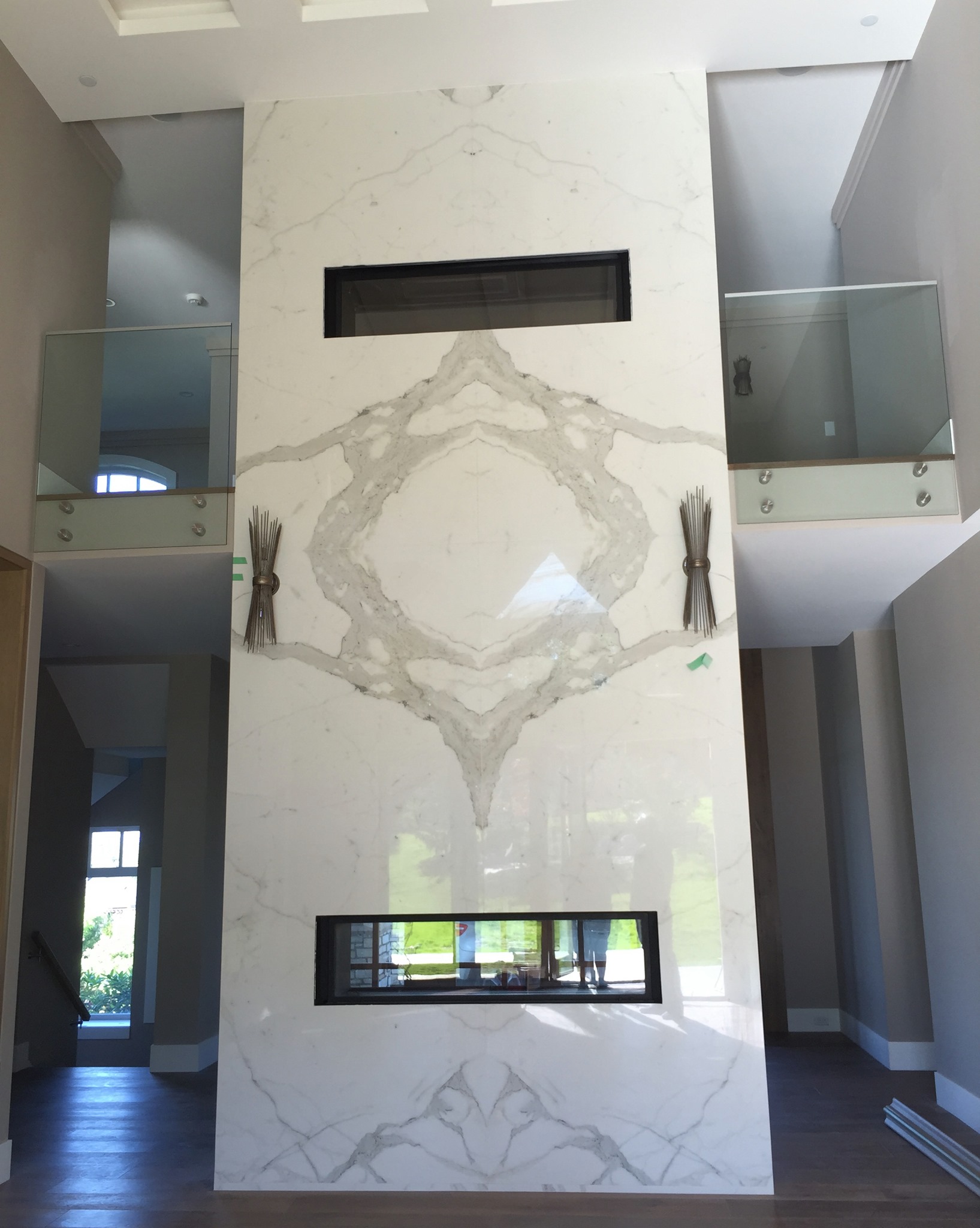 Calacatta Marble Fireplace